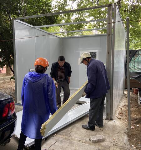 馨康苑社區(qū)：?？翟沸^(qū)違規(guī)搭建拆除