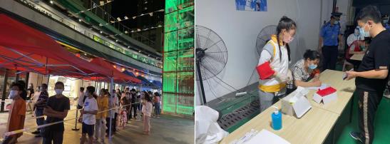 殷巷社區(qū)：助力檢測(cè)戰(zhàn)疫情 共青團(tuán)員當(dāng)為先