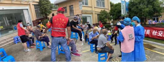 防疫有我 請您放心！三界村高效率完成第三次核酸檢測