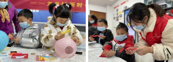 龍尚村：小小燈籠高高掛 喜迎元旦學黨史